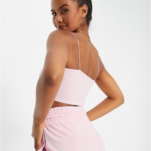 ASOS Pink Cropped Bandeau - Picture 4 of 4